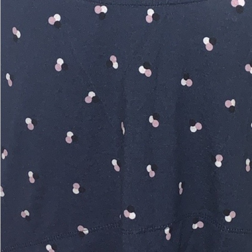 Seraphine Maternity Nursing  Navy blue/Pink Dot Dress- Size US 10 - Picture 13 of 15